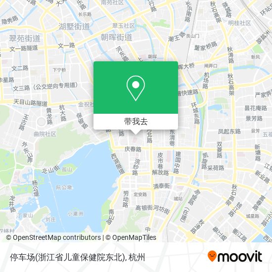 停车场(浙江省儿童保健院东北)地图