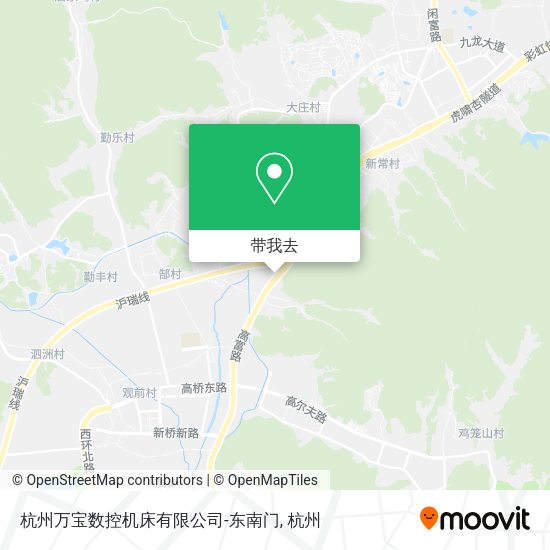 杭州万宝数控机床有限公司-东南门地图