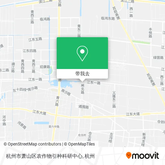 杭州市萧山区农作物引种科研中心地图