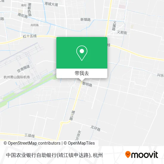中国农业银行自助银行(靖江镇申达路)地图