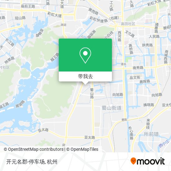 开元名郡-停车场地图