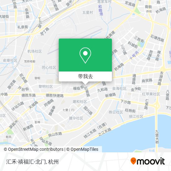 汇禾·禧福汇-北门地图