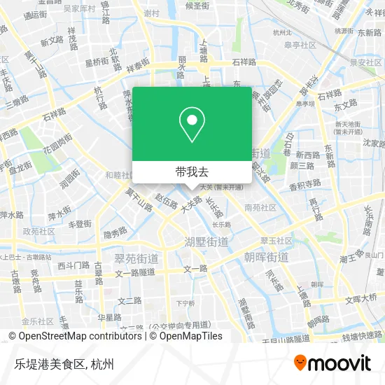 乐堤港美食区地图