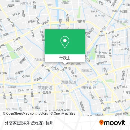 外婆家(远洋乐堤港店)地图