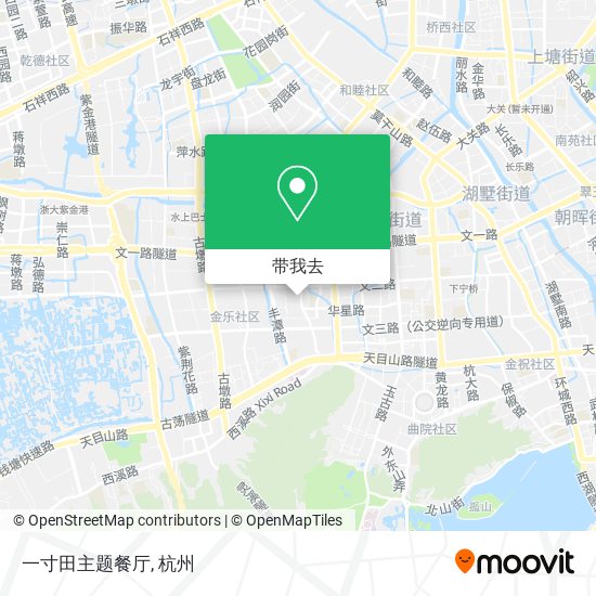 一寸田主题餐厅地图