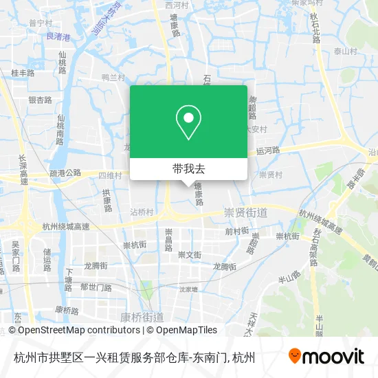 杭州市拱墅区一兴租赁服务部仓库-东南门地图