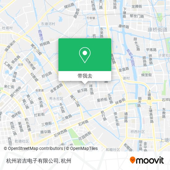 杭州岩吉电子有限公司地图