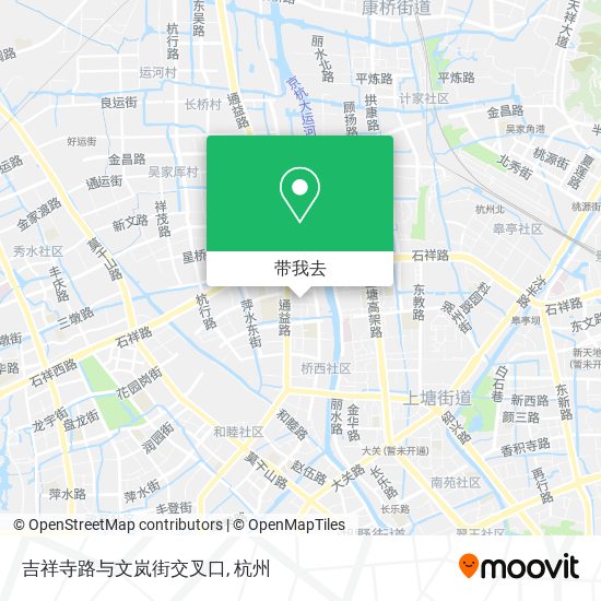 吉祥寺路与文岚街交叉口地图