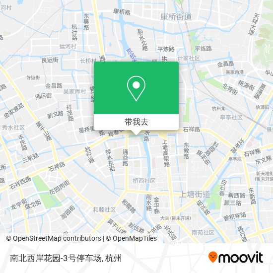 南北西岸花园-3号停车场地图