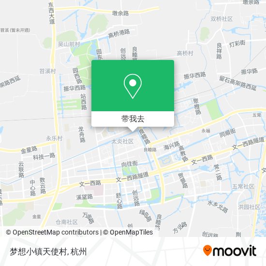 梦想小镇天使村地图