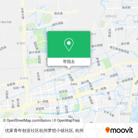 优家青年创业社区杭州梦想小镇社区地图