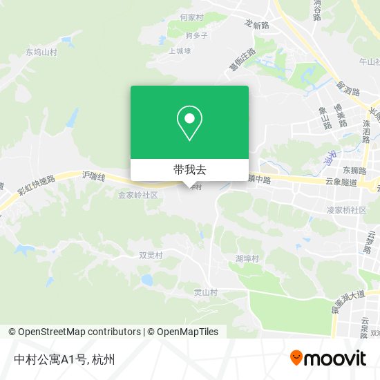 中村公寓A1号地图