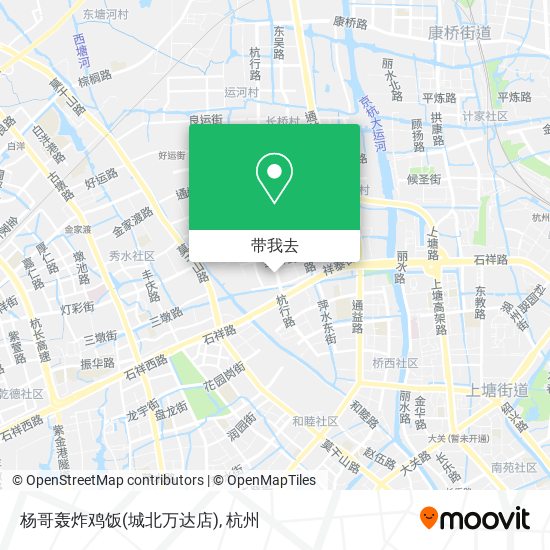 杨哥轰炸鸡饭(城北万达店)地图