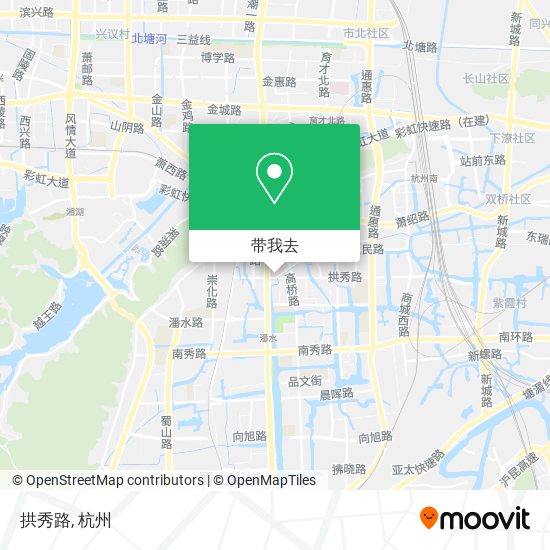 拱秀路地图