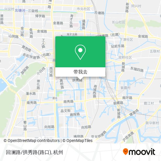 回澜路/拱秀路(路口)地图