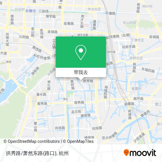 拱秀路/萧然东路(路口)地图