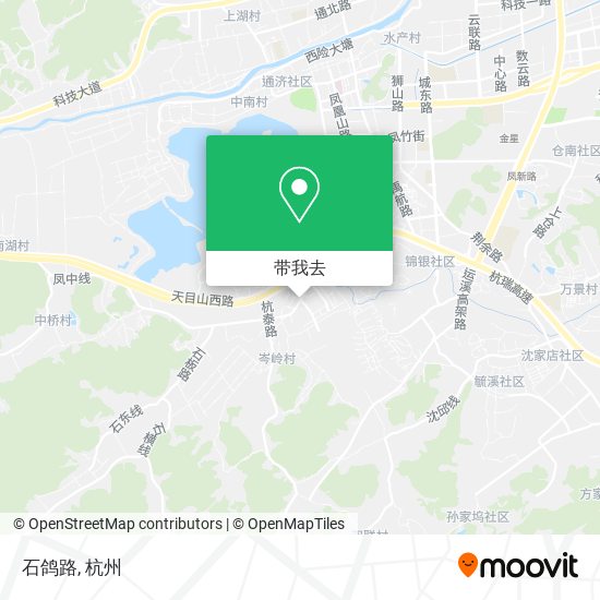 石鸽路地图