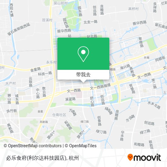 必乐食府(利尔达科技园店)地图