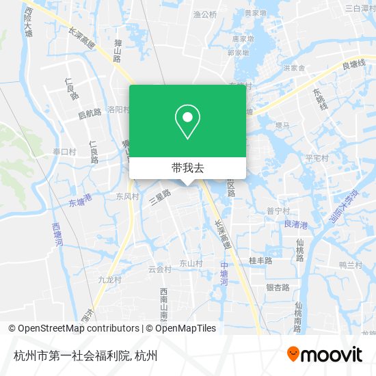 杭州市第一社会福利院地图