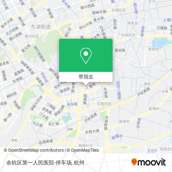 余杭区第一人民医院-停车场地图