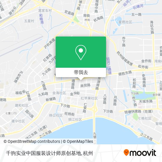 千驹实业中国服装设计师原创基地地图