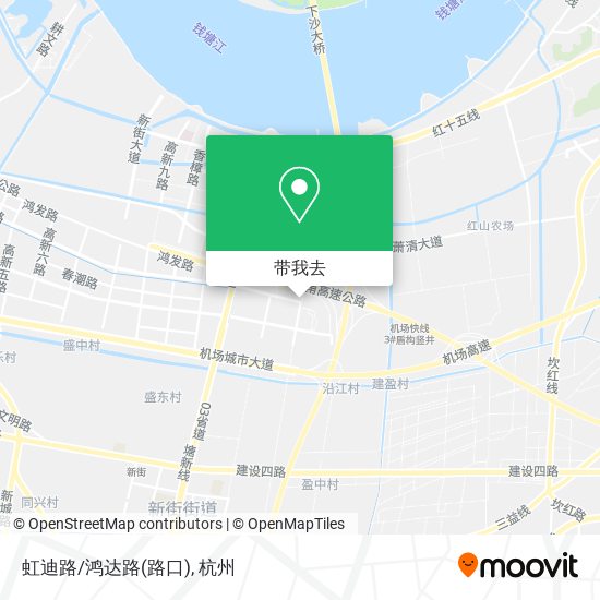 虹迪路/鸿达路(路口)地图