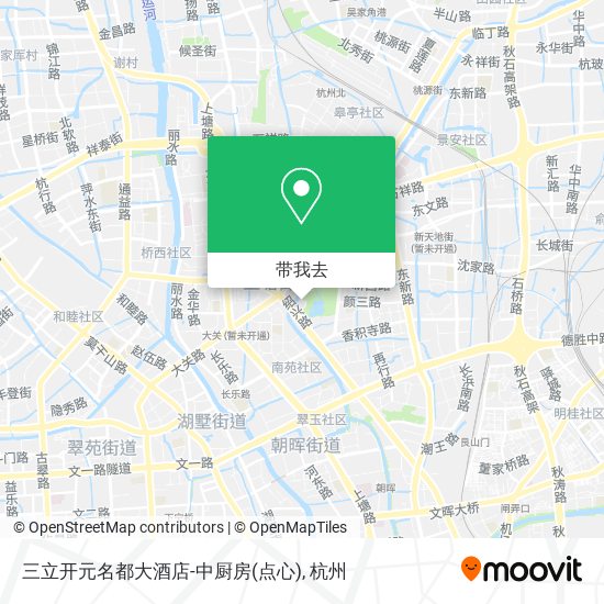 三立开元名都大酒店-中厨房(点心)地图