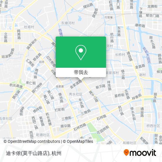 迪卡侬(莫干山路店)地图