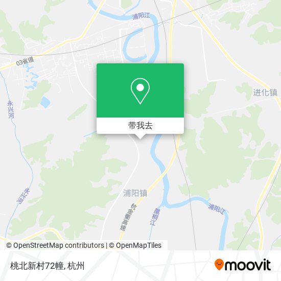 桃北新村72幢地图