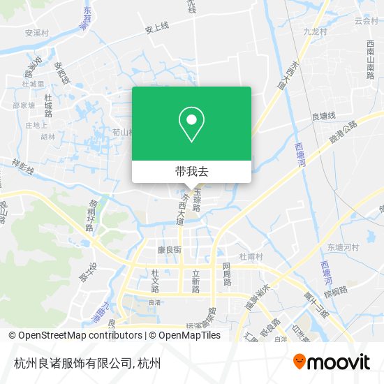 杭州良诸服饰有限公司地图