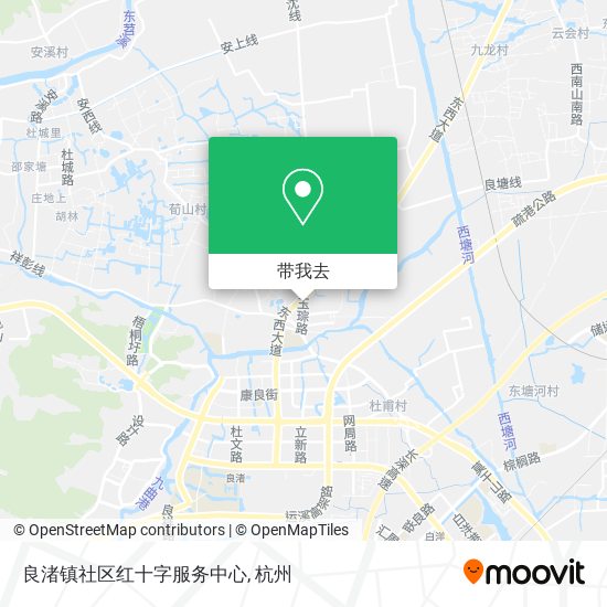 良渚镇社区红十字服务中心地图