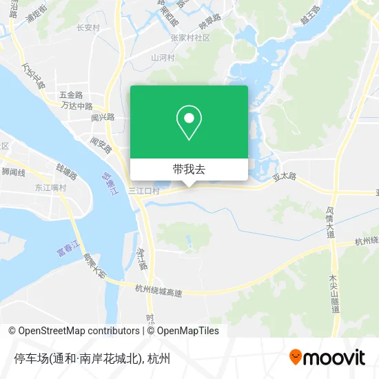 停车场(通和·南岸花城北)地图