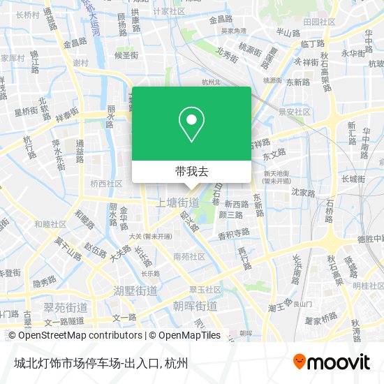 城北灯饰市场停车场-出入口地图
