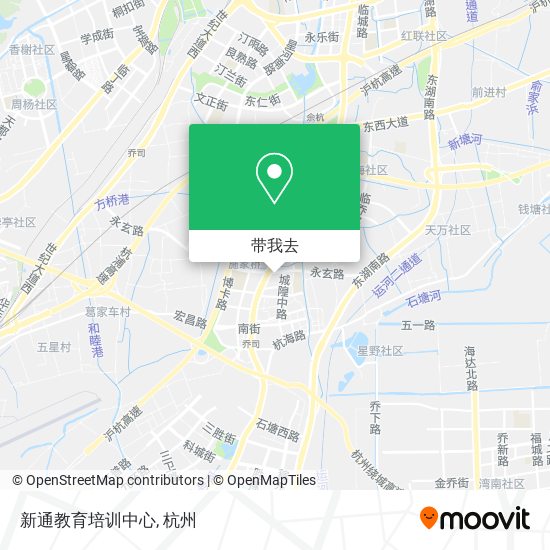 新通教育培训中心地图