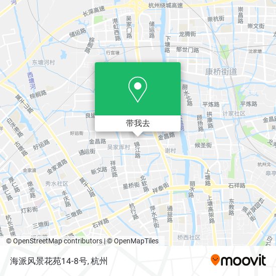 海派风景花苑14-8号地图