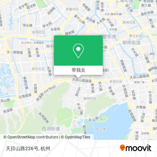 天目山路226号地图