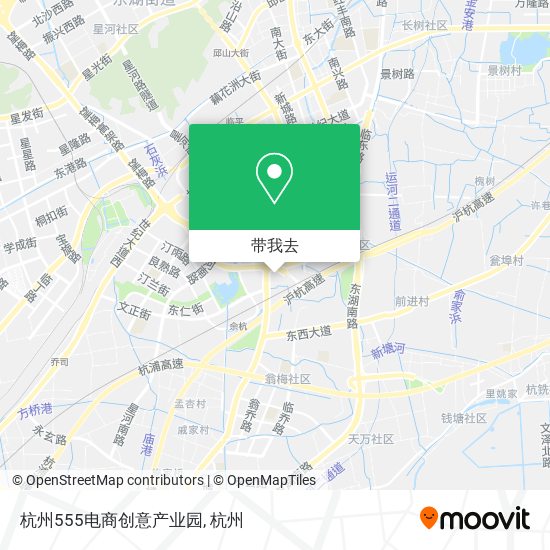 杭州555电商创意产业园地图