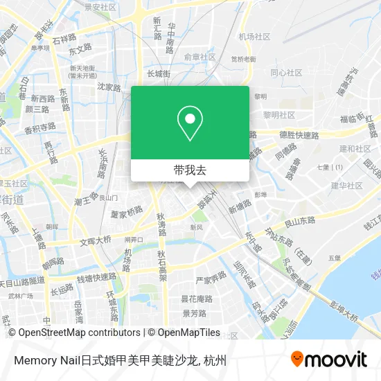 Memory Nail日式婚甲美甲美睫沙龙地图