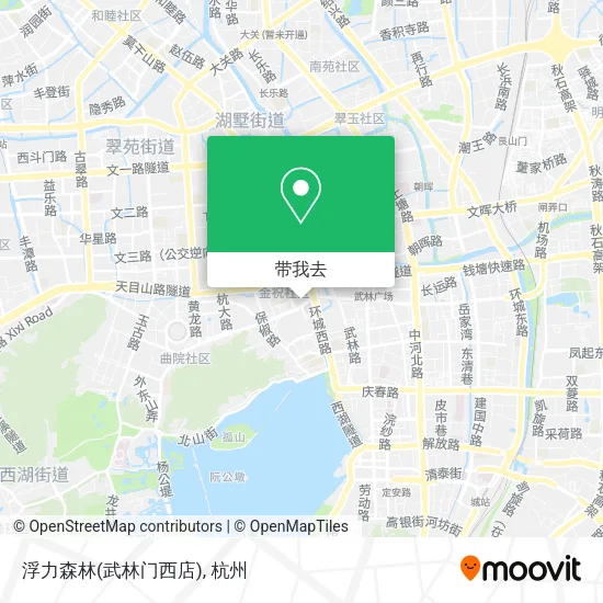 浮力森林(武林门西店)地图