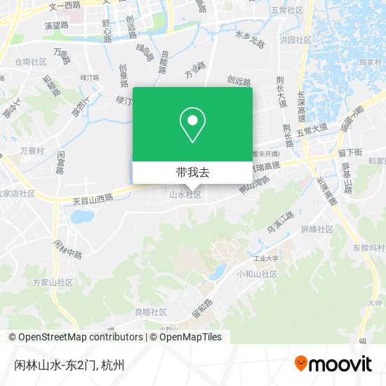 闲林山水-东2门地图