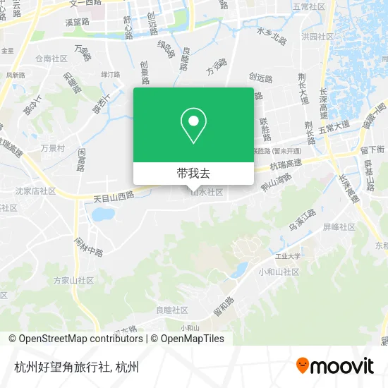 杭州好望角旅行社地图