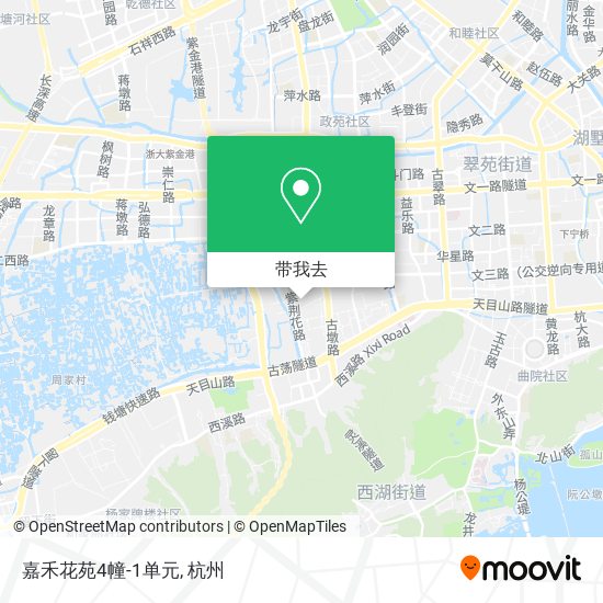 嘉禾花苑4幢-1单元地图