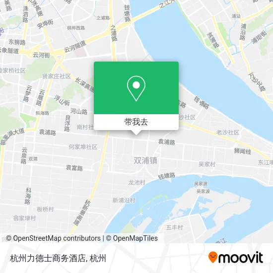 杭州力德士商务酒店地图