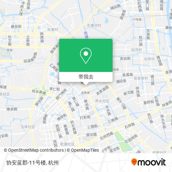 协安蓝郡-11号楼地图