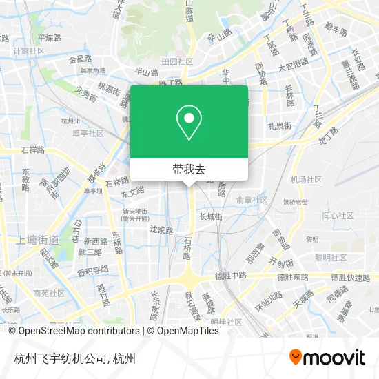 杭州飞宇纺机公司地图