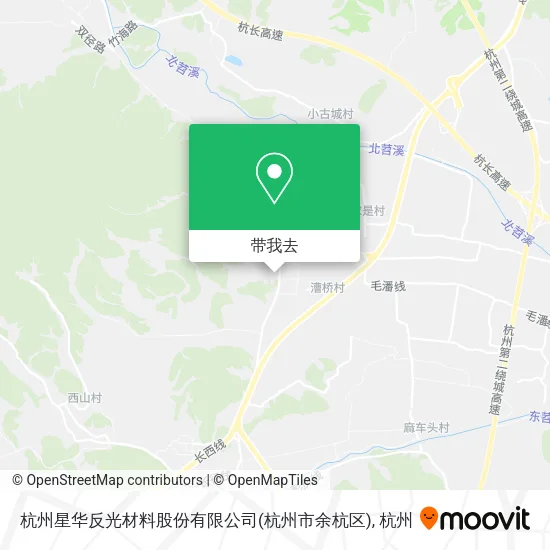 杭州星华反光材料股份有限公司(杭州市余杭区)地图