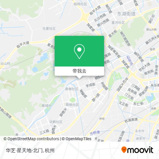 华芝·星天地-北门地图