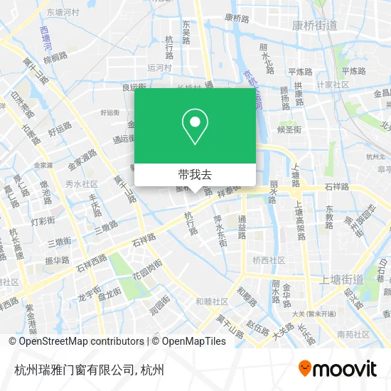 杭州瑞雅门窗有限公司地图