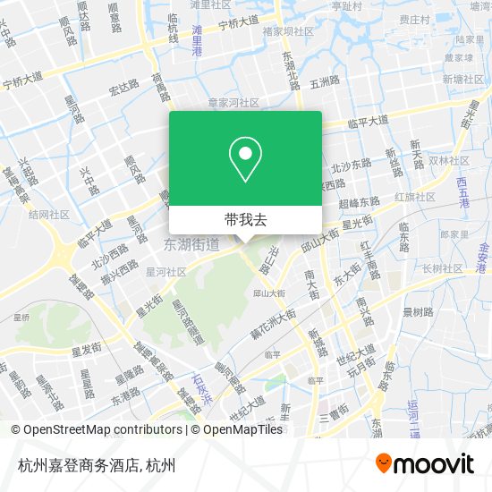 杭州嘉登商务酒店地图