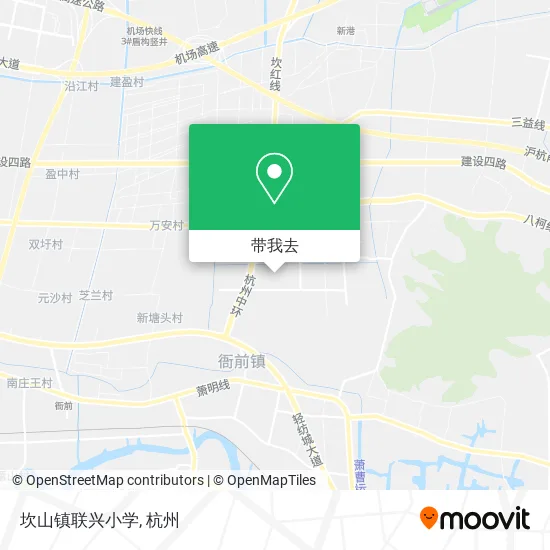 坎山镇联兴小学地图